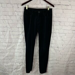 CAbi Elegant velvet gala skinny jeans sz 4 cotton blend stretch holiday winter